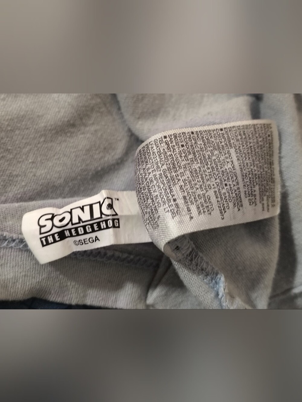 Sonic & Shadow Graphic Tee Boys Size 8(M) - Light Grey - Old Navy - Picture 6 of 8
